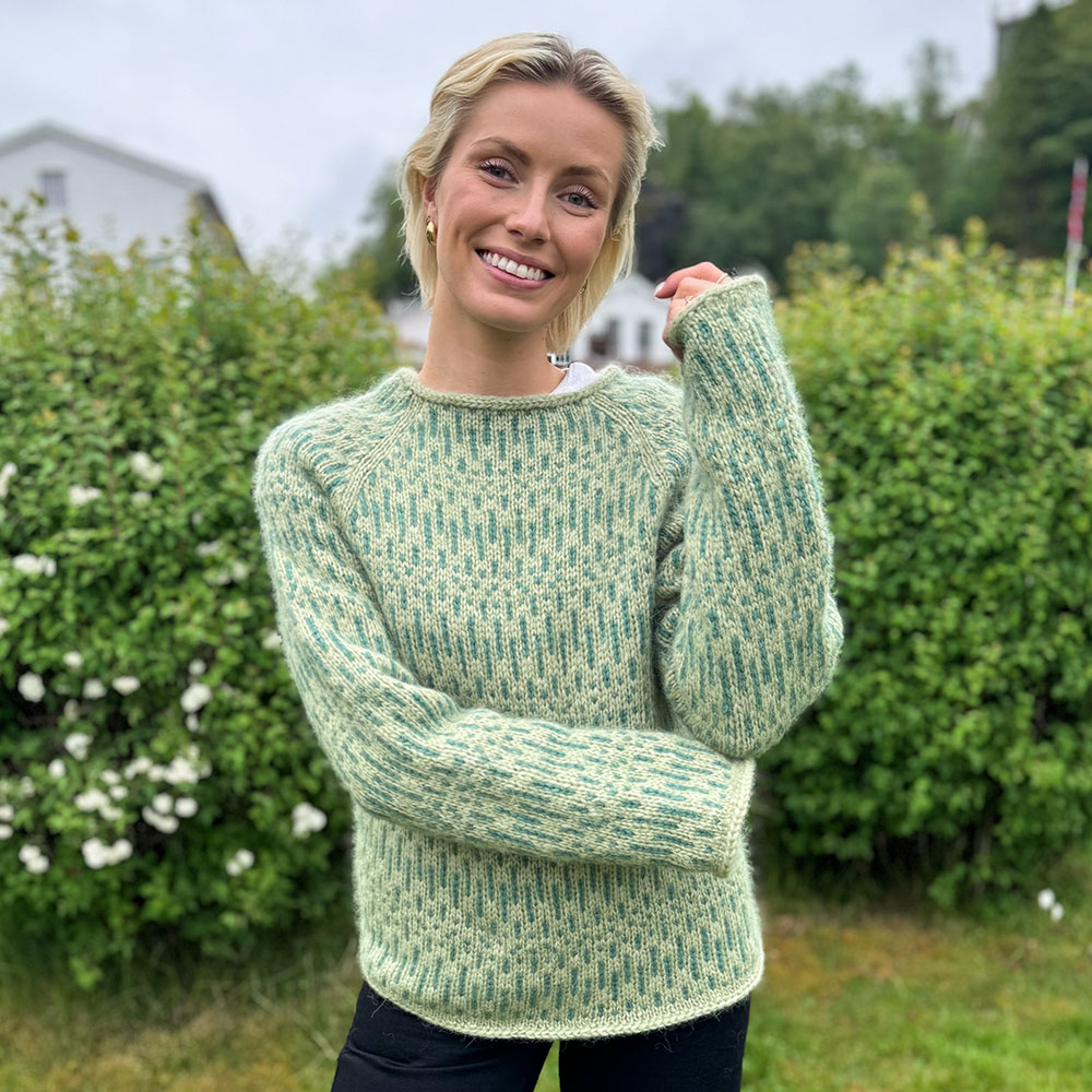 Little strokes sweater knitting pattern