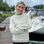 Captain sweater in naturewhite