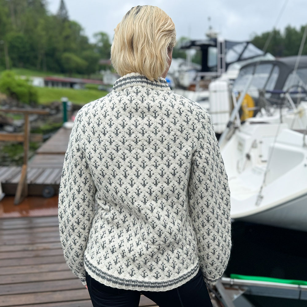 Captain sweater in naturewhite