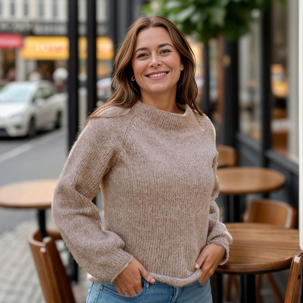 Easy peasy sweater thin knitting pattern - Image 3