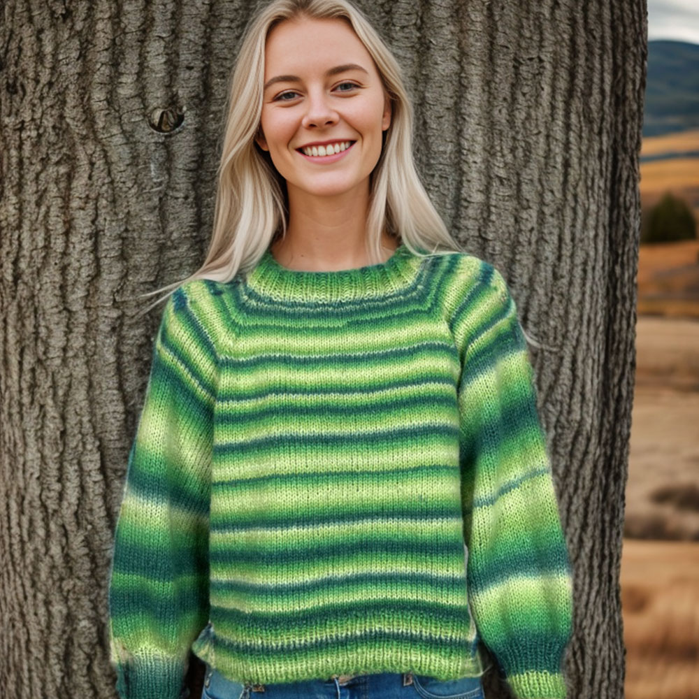 Cozy everyday sweater multi knitting pattern - Image 2