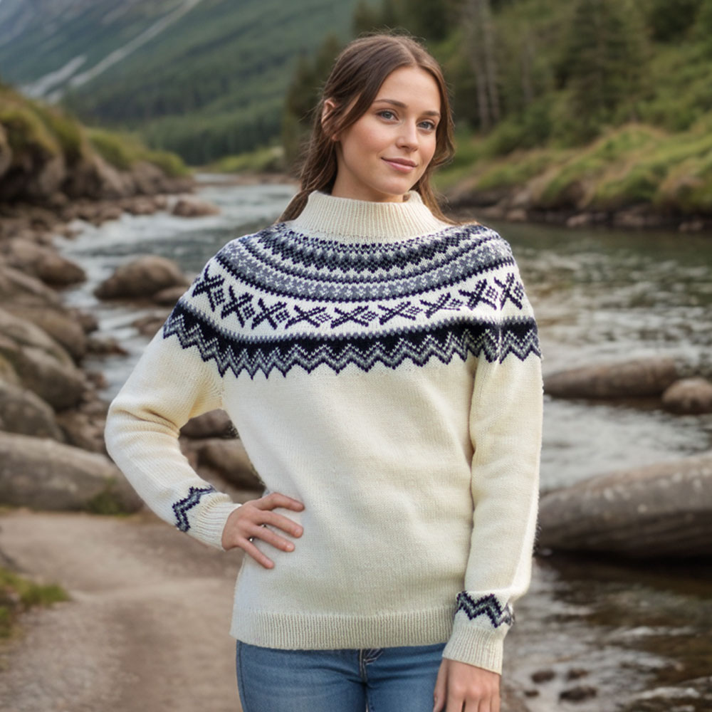 Rondane sweater knitting pattern - Image 4