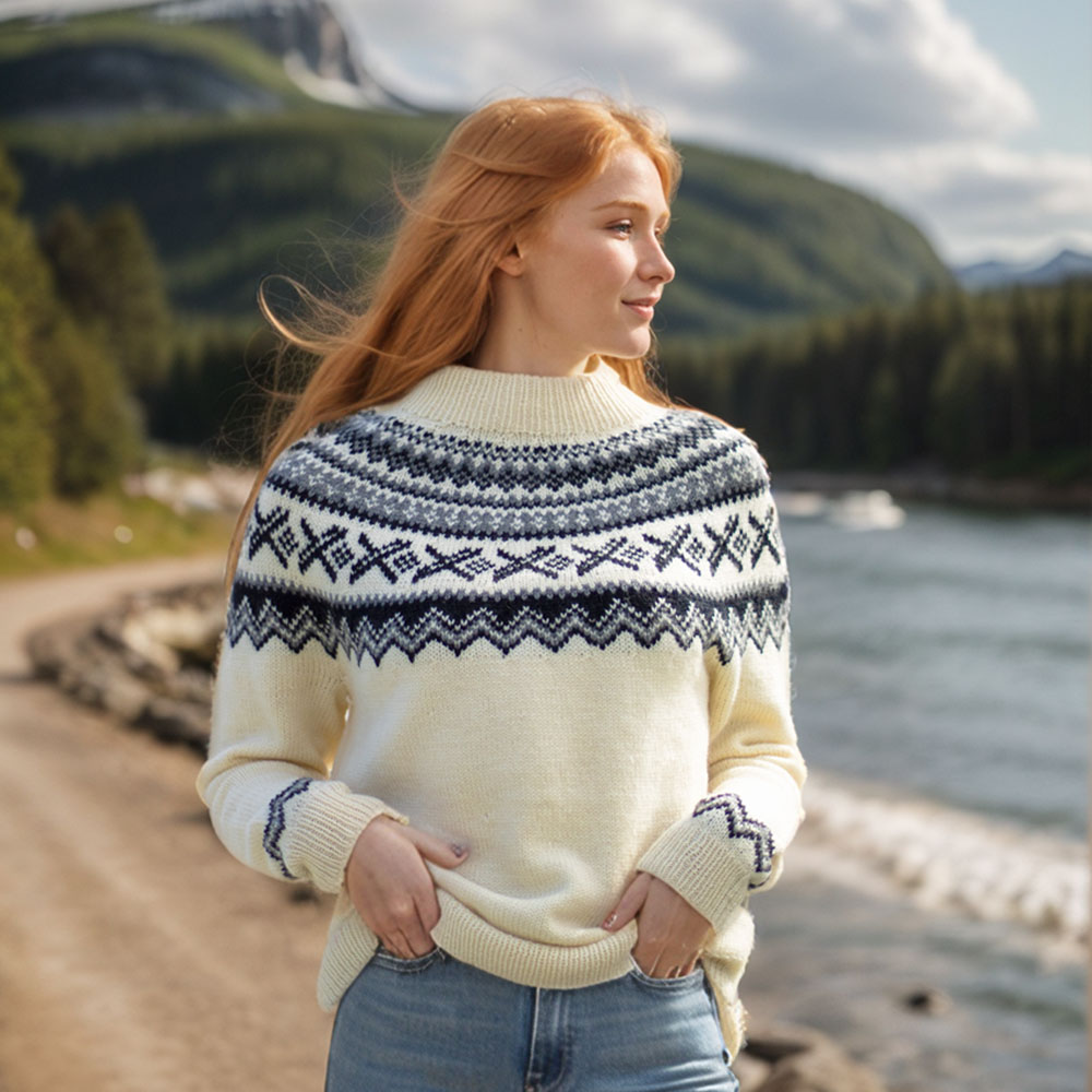 Rondane sweater knitting pattern