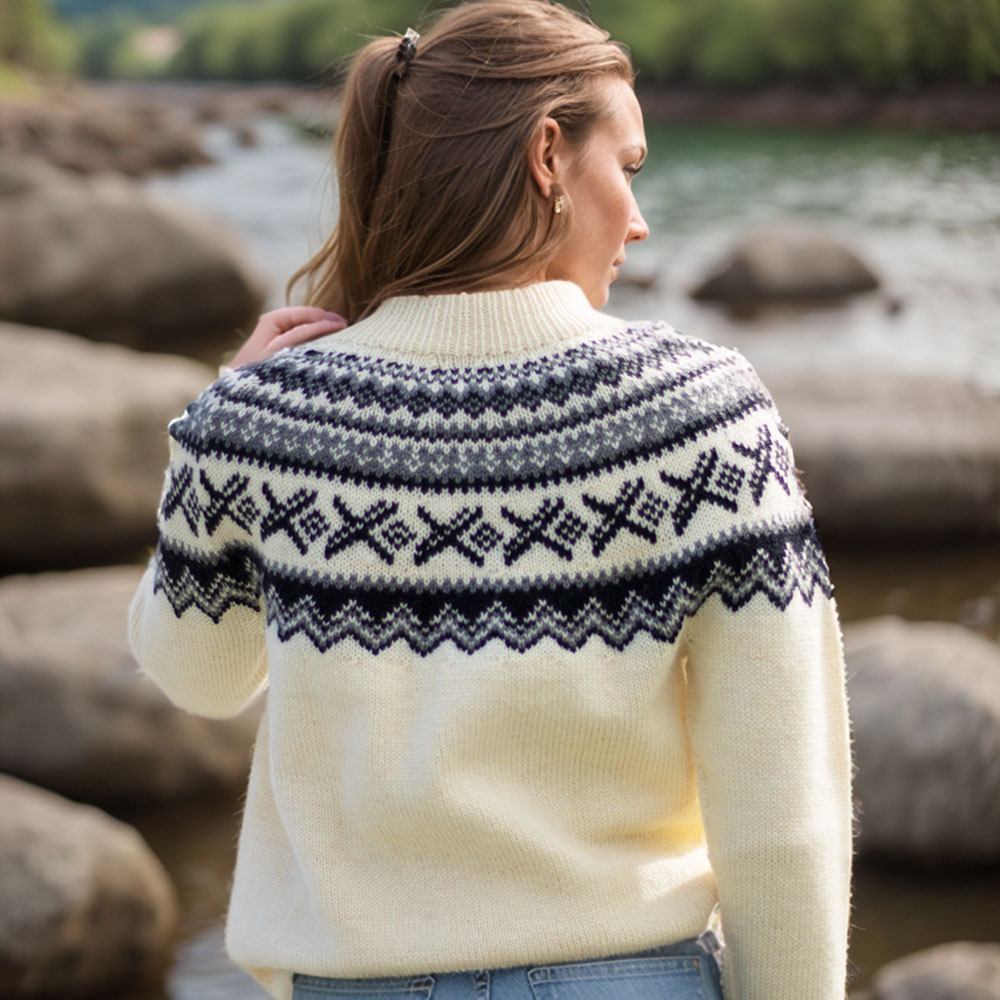 Rondane sweater knitting pattern - Image 3