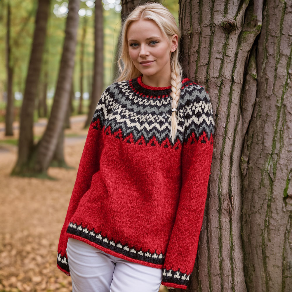 Islandur sweater viking wool version knitting pattern - Image 3