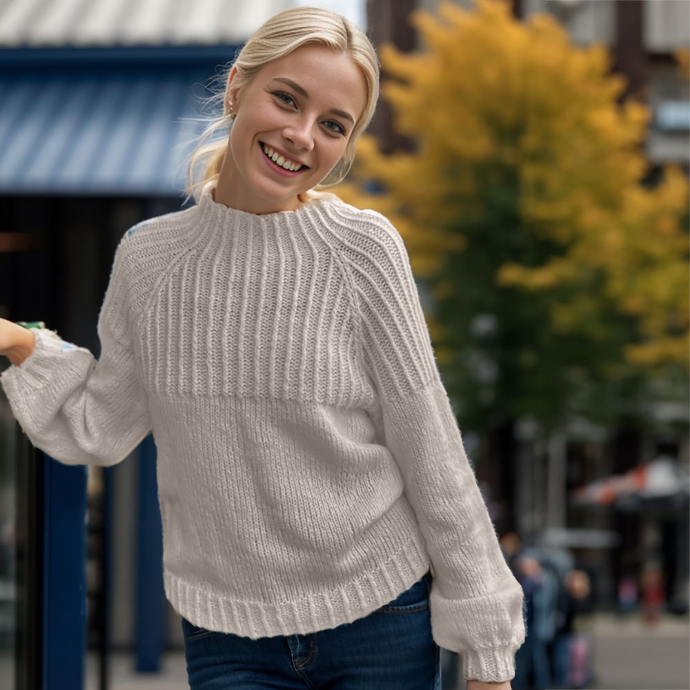 Winonas raglan sweater knitting pattern